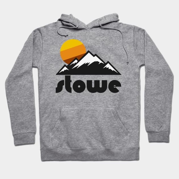 Retro Stowe ))(( Tourist Souvenir Travel Vermont Design Hoodie by darklordpug